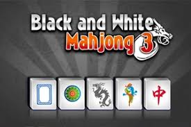 Czarno-biały Mahjong 3